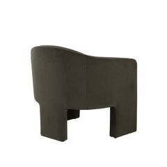 Leyah Performance Velvet Accent Chair – view 12 – Lusso Furniture Miami