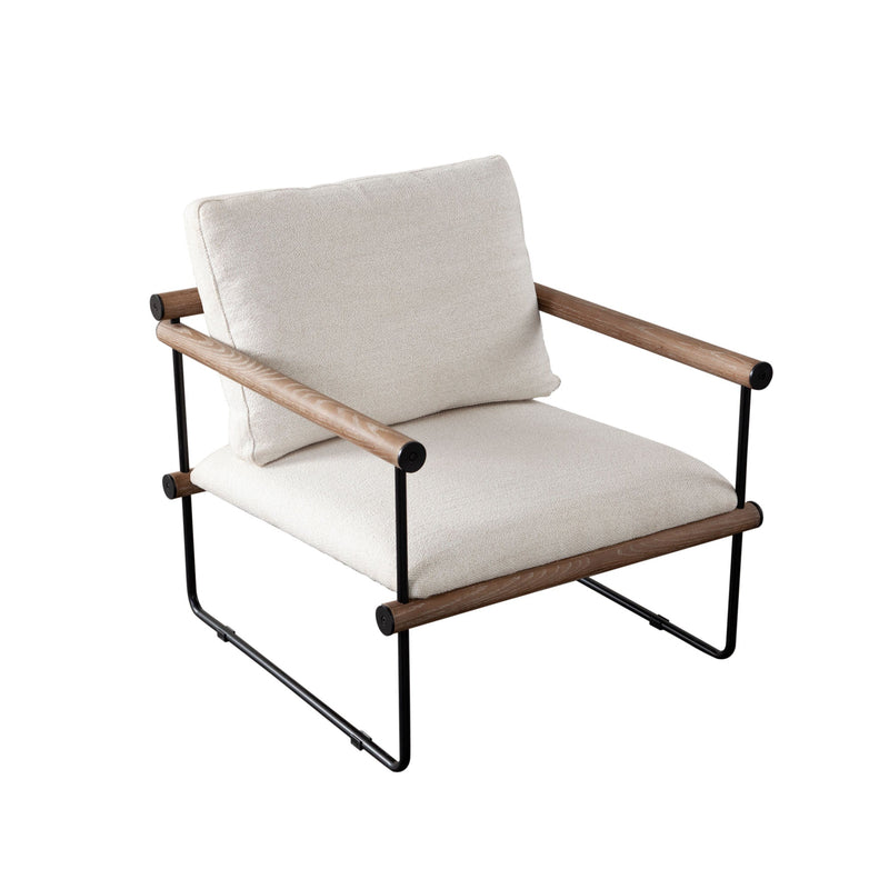 Liam Metal Frame Accent Chair-zoom-