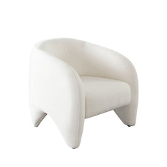 Link Contoured Arm Accent Chair – angle view – Lusso Furniture Miami