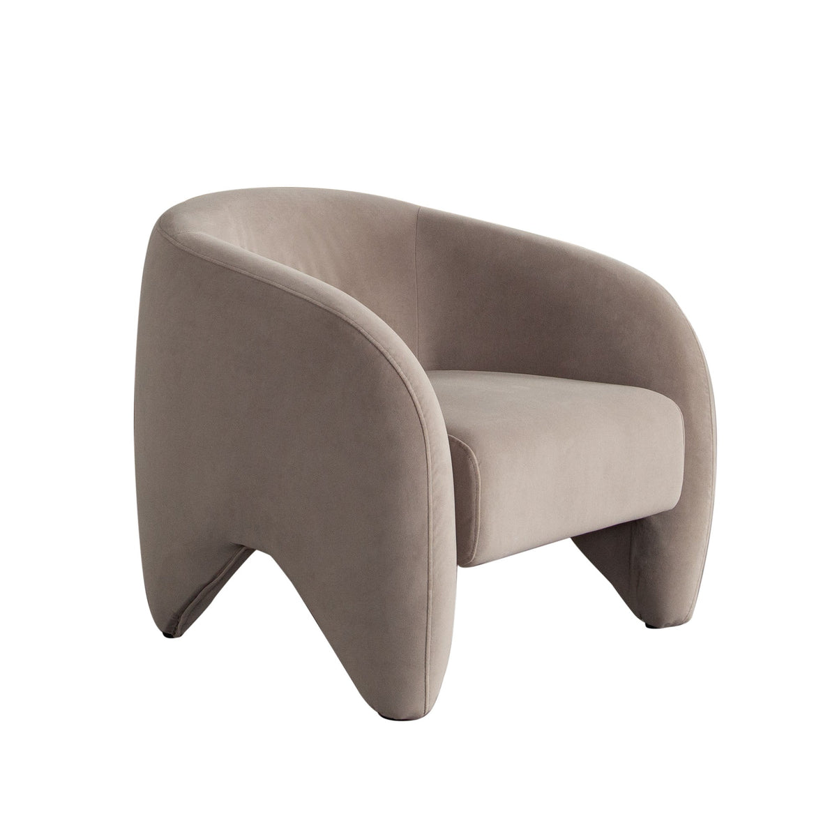 Link Contoured Arm Accent Chair – finish detail – Lusso Furniture Miami