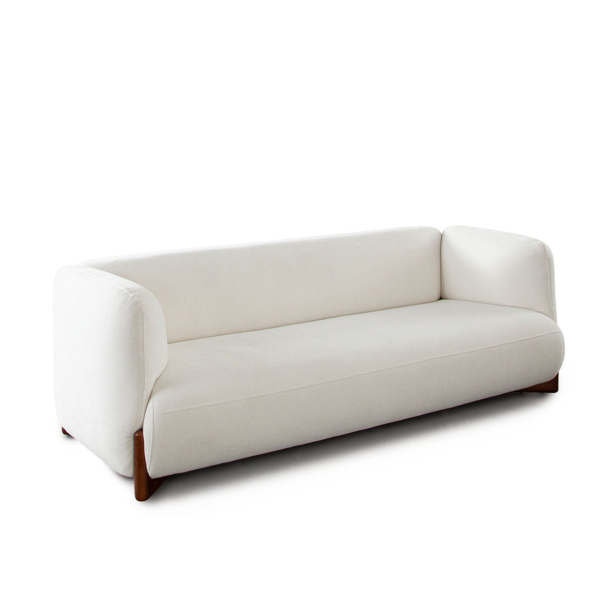 Link Curved Fabric Sofa – detail – Lusso Furniture Miami
