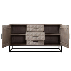 Madera Carved Solid Wood Dresser – room setting – Lusso Furniture Miami