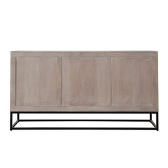 Madera Carved Solid Wood Dresser – close-up – Lusso Furniture Miami