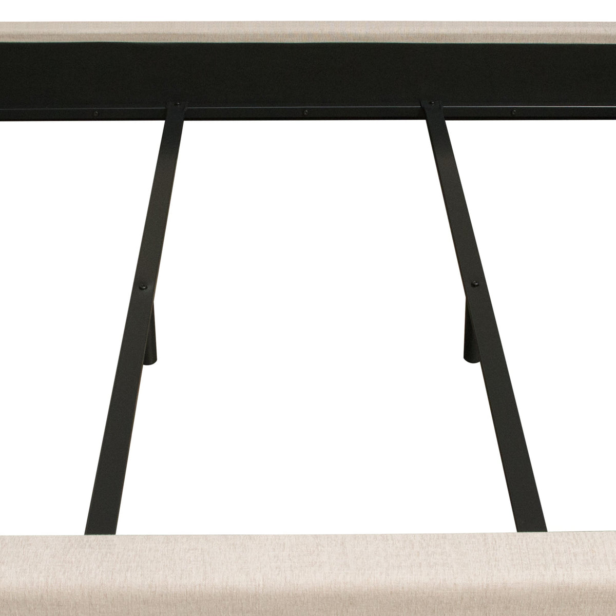 Madison Ave Tufted Wingback Bed – close-up – Lusso Furniture Miami