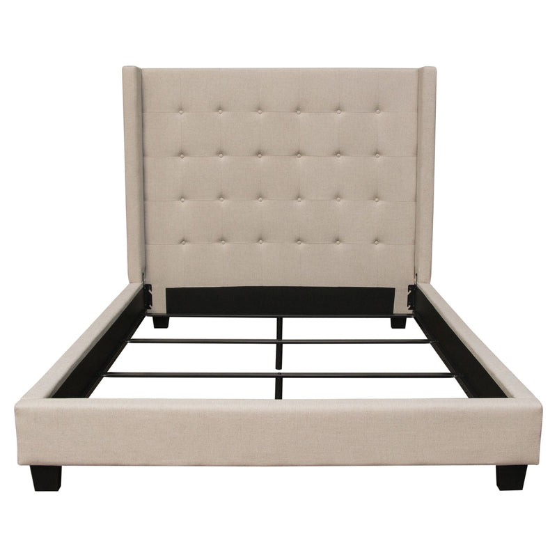 Madison Ave Tufted Wingback Bed-zoom-