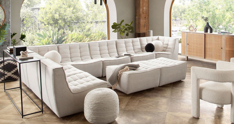 Marshall Grid Tufted Modular Sectional-zoom-