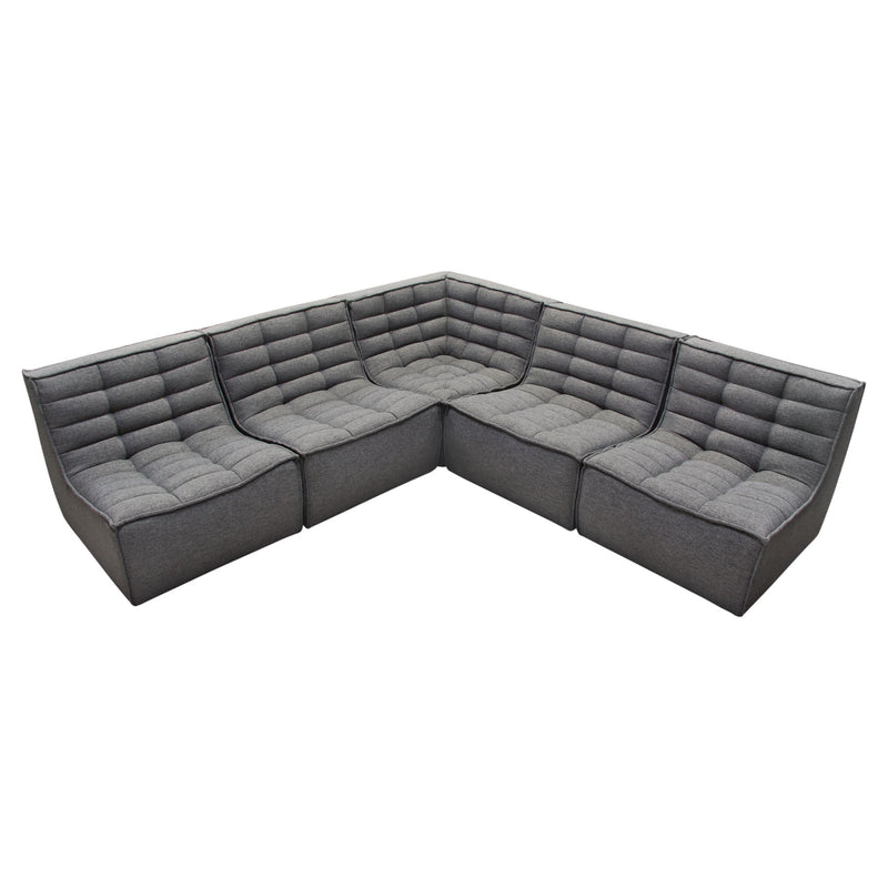 Marshall Grid Tufted Modular Sectional-zoom-