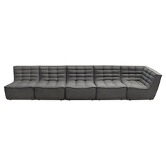 Marshall Grid Tufted Modular Sectional – view 21 – Lusso Furniture Miami
