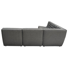 Marshall Grid Tufted Modular Sectional – view 23 – Lusso Furniture Miami