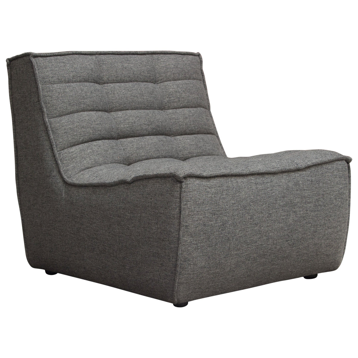 Marshall Grid Tufted Modular Sectional – angle view – Lusso Furniture Miami
