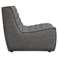 Marshall Grid Tufted Modular Sectional – side view – Lusso Furniture Miami