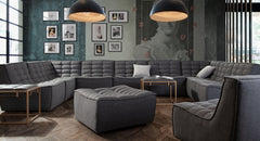 Marshall Grid Tufted Modular Sectional – view 31 – Lusso Furniture Miami