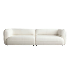 Micah Contoured Modular Sectional Sofa – angle view – Lusso Furniture Miami
