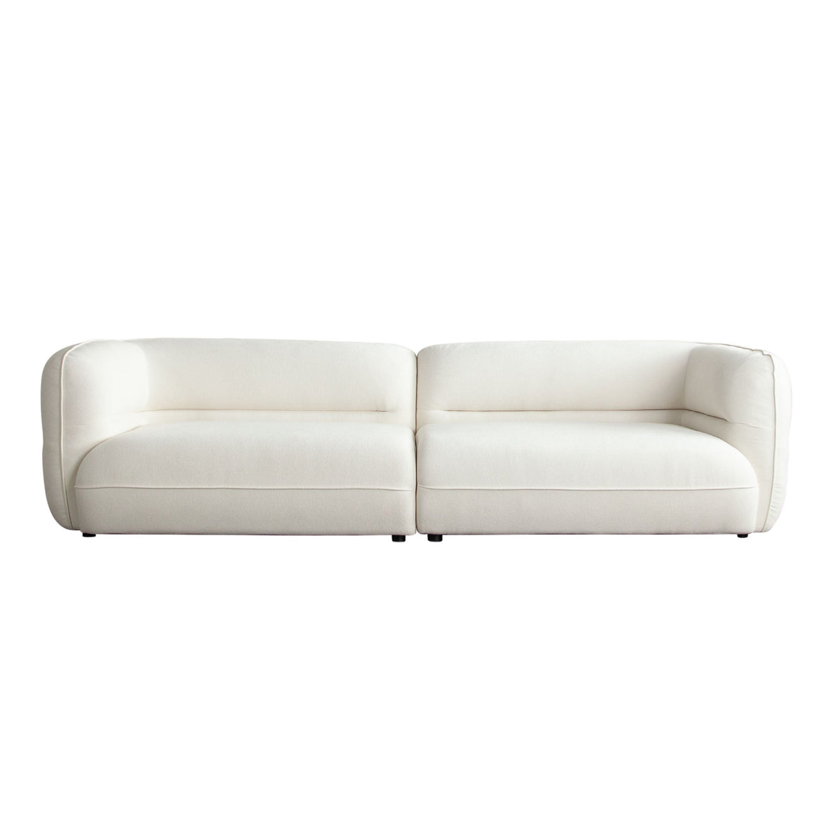 Micah Contoured Modular Sectional Sofa – angle view – Lusso Furniture Miami