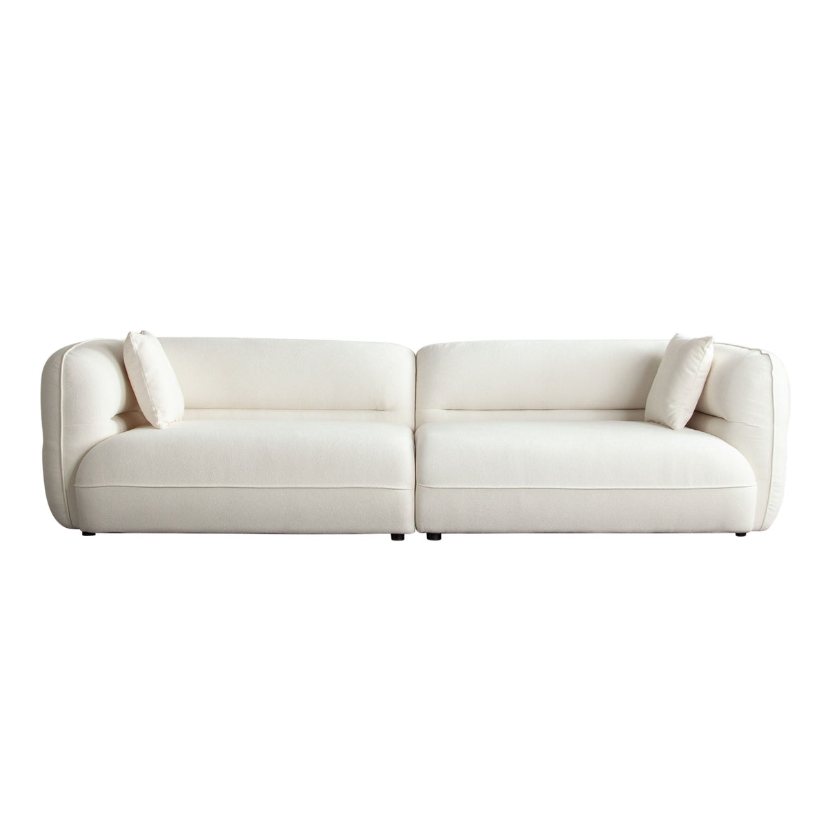 Micah Contoured Modular Sectional Sofa – side view – Lusso Furniture Miami