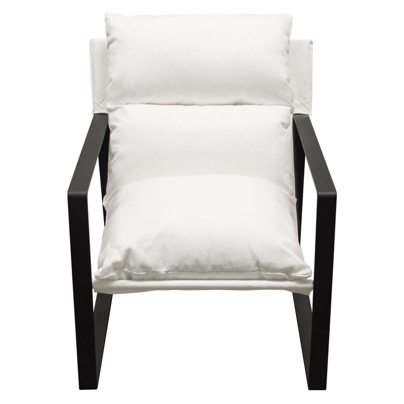 Miller Linen Sling Accent Chair-zoom-