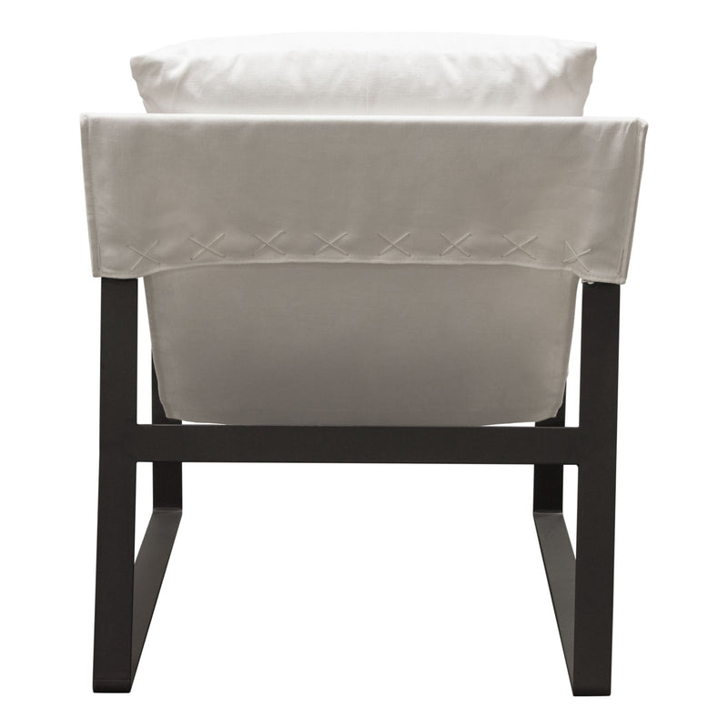 Miller Linen Sling Accent Chair-zoom-