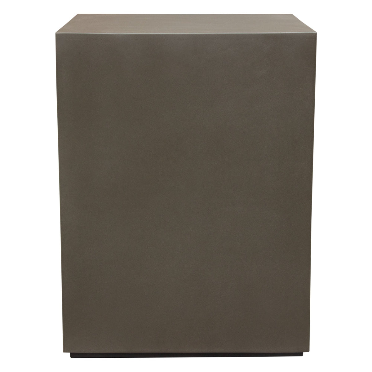 Montage Faux Cement End Table – Square / Natural Cement Grey – view 19 – Lusso Furniture Miami