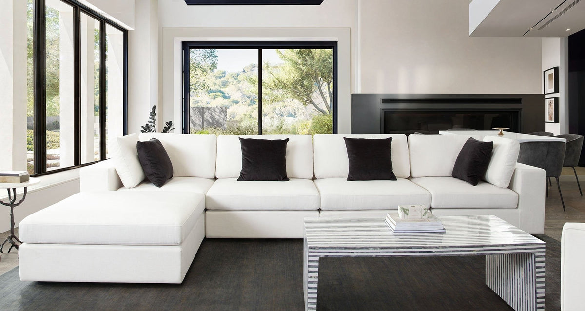 Muse Performance Fabric Modular Sofa – view 39 – Lusso Furniture Miami