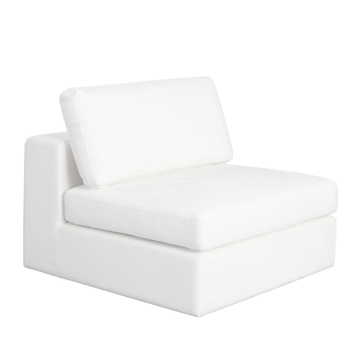 Muse Performance Fabric Modular Sofa – side view – Lusso Furniture Miami