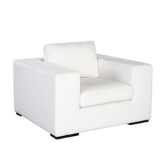 Muse Oversized Accent Chair – angle view – Lusso Furniture Miami