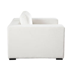 Muse Oversized Accent Chair – side view – Lusso Furniture Miami