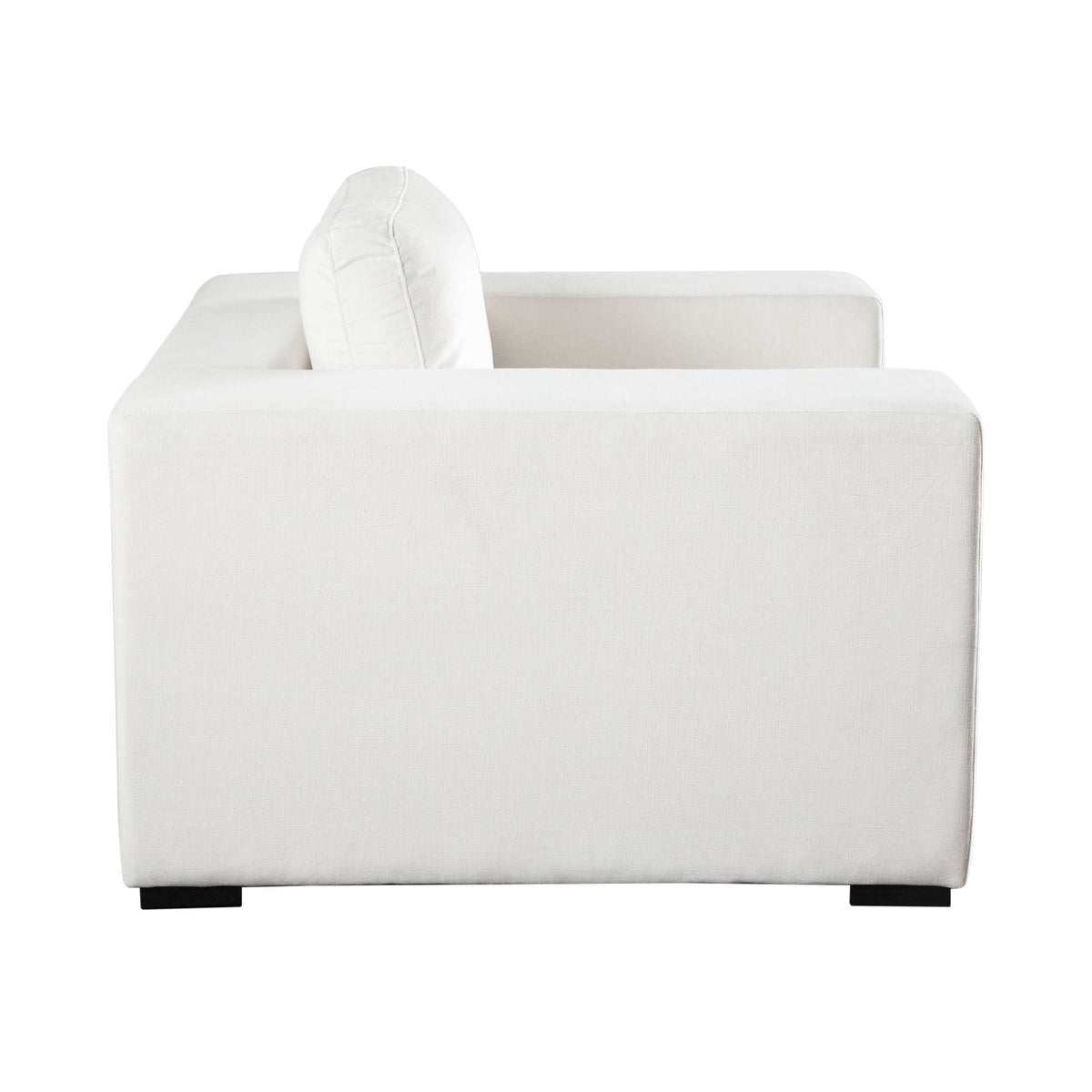 Muse Oversized Accent Chair – side view – Lusso Furniture Miami