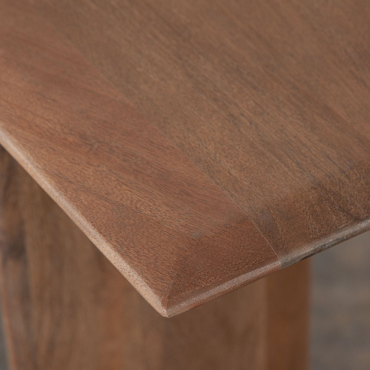 Nara Mango Wood Console Table – room setting – Lusso Furniture Miami