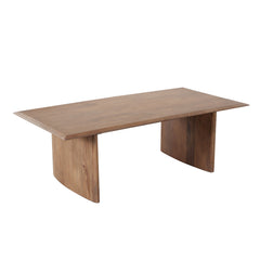 Nara Mango Wood Coffee Table – angle view – Lusso Furniture Miami