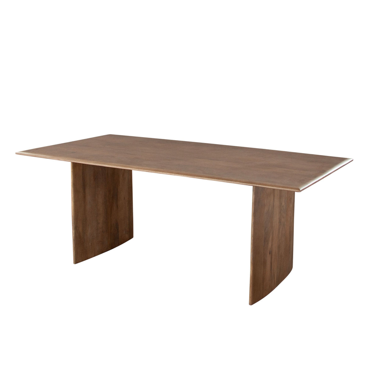 Nara Mango Wood Dining Table – angle view – Lusso Furniture Miami