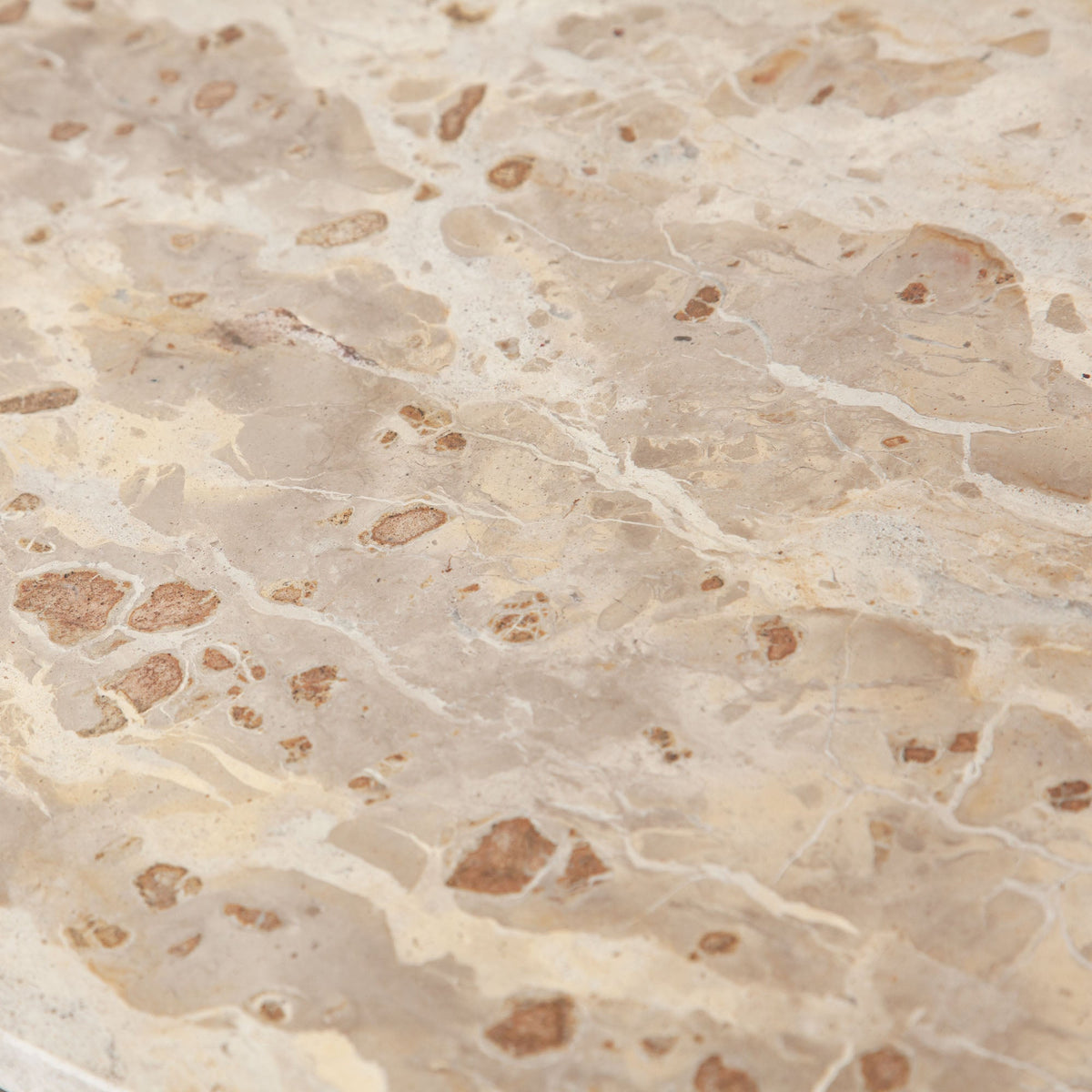 Nebula Round Marble Coffee Table – back view – Lusso Furniture Miami