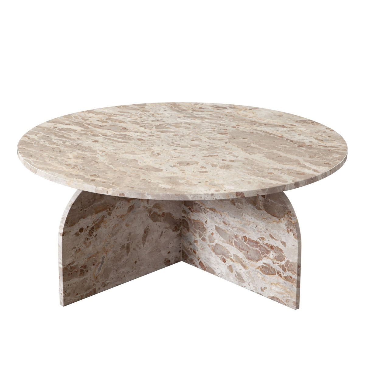Nebula Round Marble Coffee Table – detail – Lusso Furniture Miami