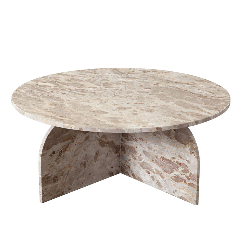Nebula Round Marble Coffee Table-zoom-