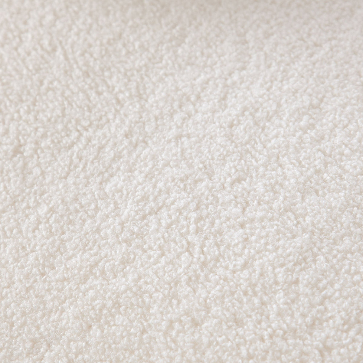 Noa Ivory Sherpa Accent Chair – top view – Lusso Furniture Miami