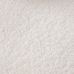 Noa Ivory Sherpa Accent Chair – top view – Lusso Furniture Miami