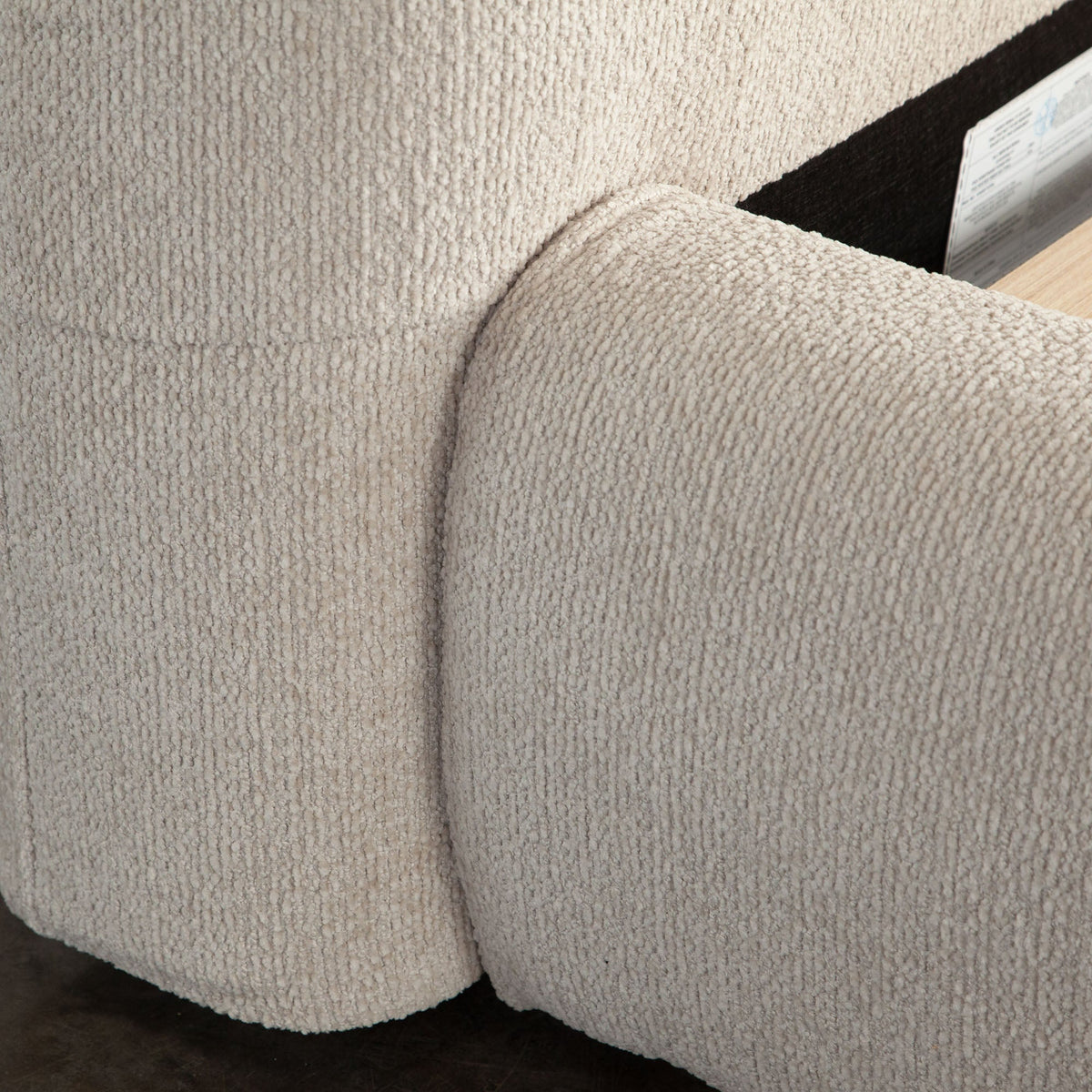 Ocean Performance Fabric Platform Bed – room setting – Lusso Furniture Miami