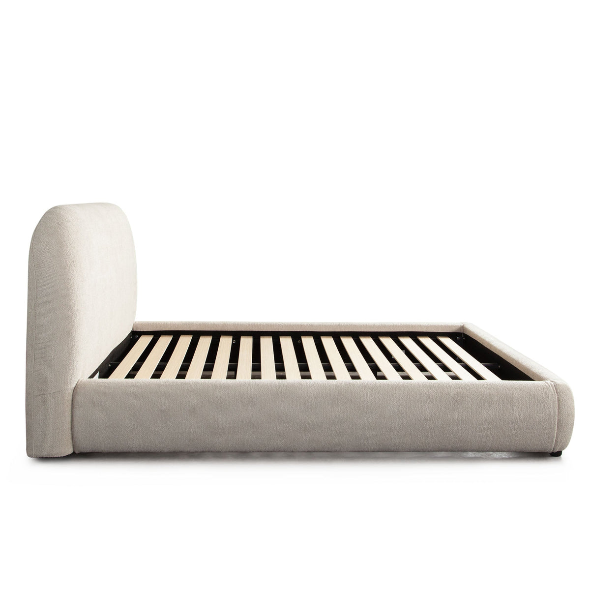Ocean Performance Fabric Platform Bed – side view – Lusso Furniture Miami