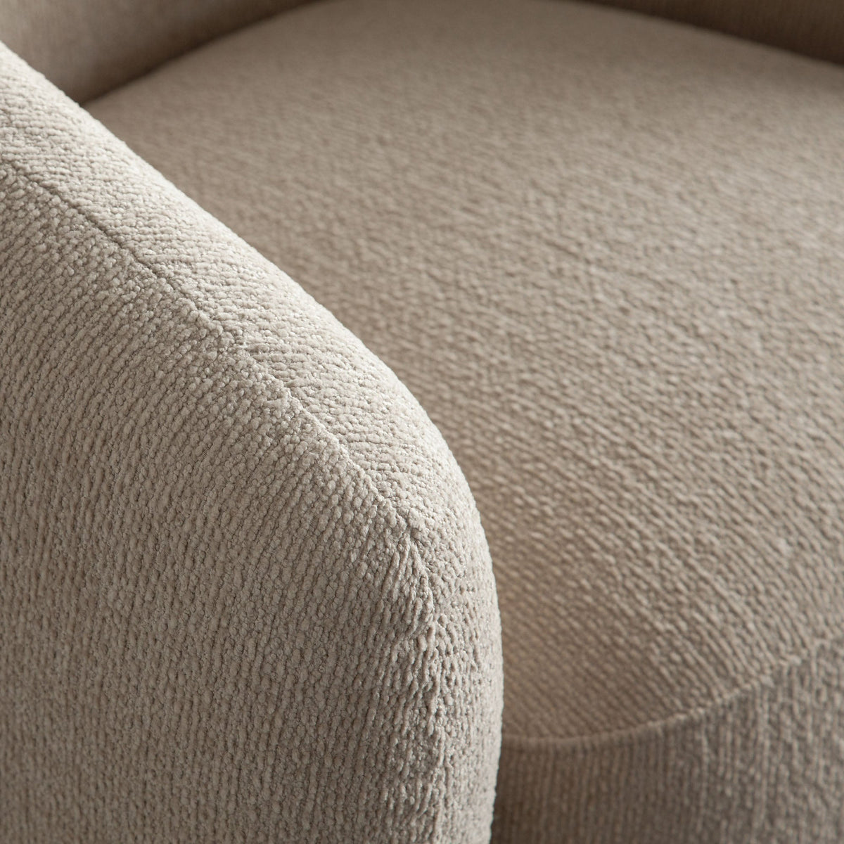 Ocean Performance Fabric Swivel Chair – back view – Lusso Furniture Miami