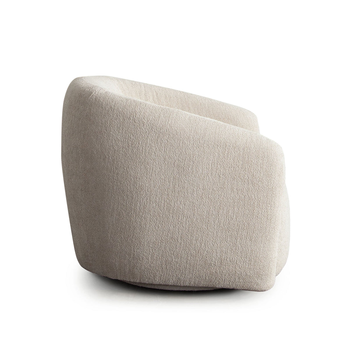 Ocean Performance Fabric Swivel Chair – side view – Lusso Furniture Miami