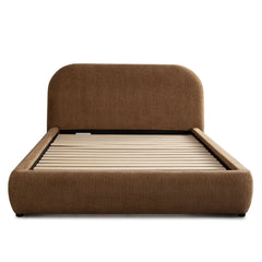 Ocean Performance Fabric Platform Bed – King / Dune Medal Bronze Performance Fabric – view 12 – Lusso Furniture Miami