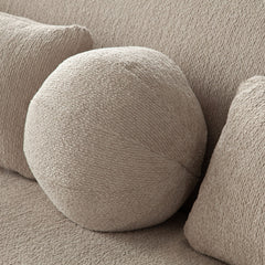 Ocean Curved Performance Fabric Sofa – close-up – Lusso Furniture Miami