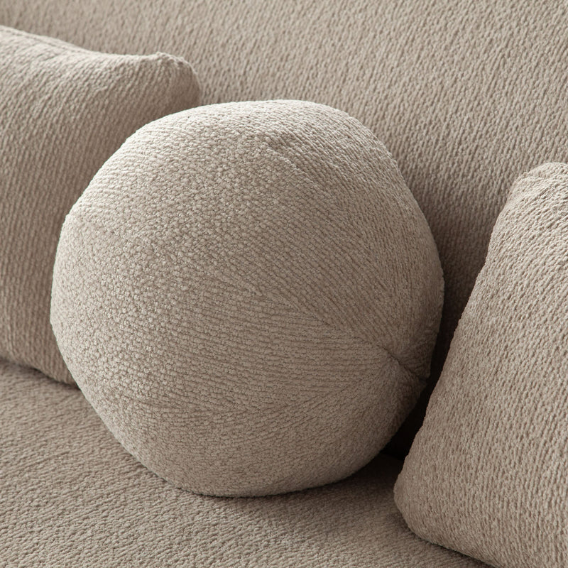 Ocean Curved Performance Fabric Sofa-zoom-