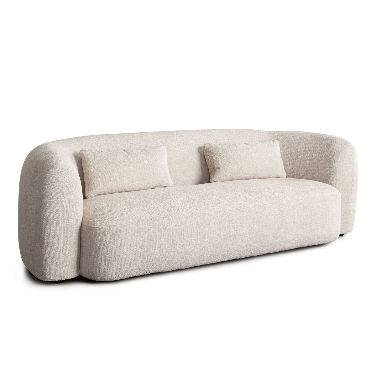 Ocean Curved Performance Fabric Sofa – detail – Lusso Furniture Miami