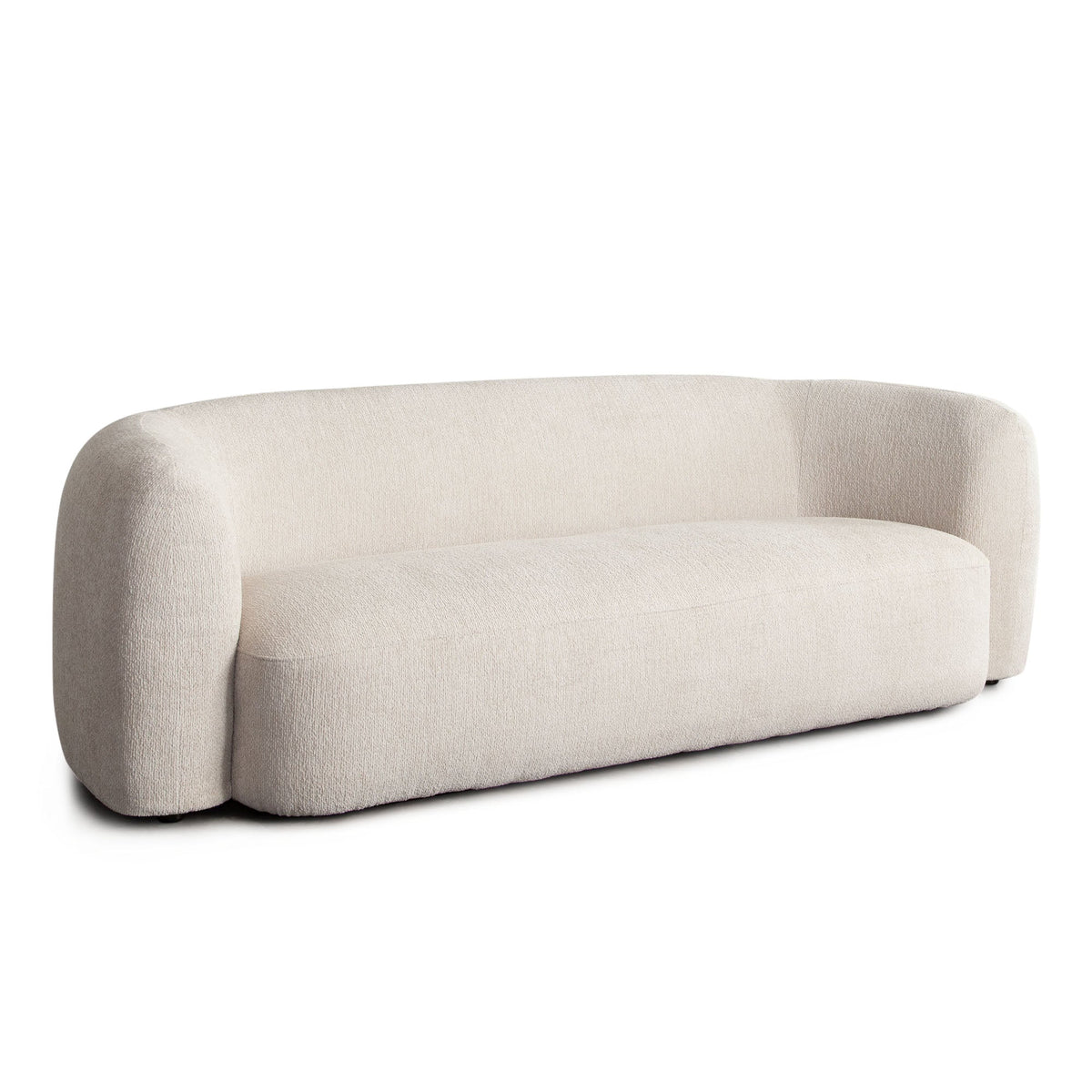 Ocean Curved Performance Fabric Sofa – room setting – Lusso Furniture Miami