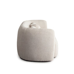 Ocean Curved Performance Fabric Sofa – back view – Lusso Furniture Miami