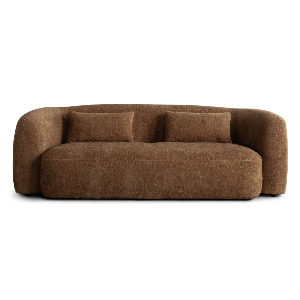 Ocean Curved Performance Fabric Sofa – view 11 – Lusso Furniture Miami