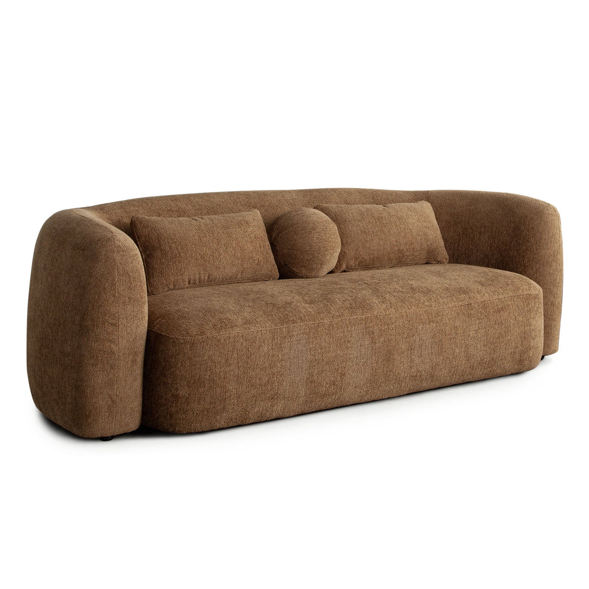 Ocean Curved Performance Fabric Sofa – view 12 – Lusso Furniture Miami