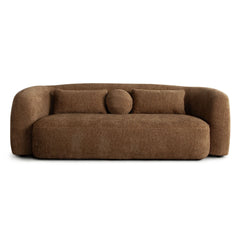 Ocean Curved Performance Fabric Sofa – Dune Medal Bronze Performance Fabric – alternate view – Lusso Furniture Miami