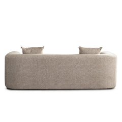 Olli Bench Seat Fabric Sofa – back view – Lusso Furniture Miami