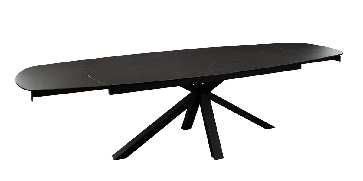 Onyx Extension Dining Table – side view – Lusso Furniture Miami